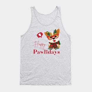 Happy pawlidays Tank Top